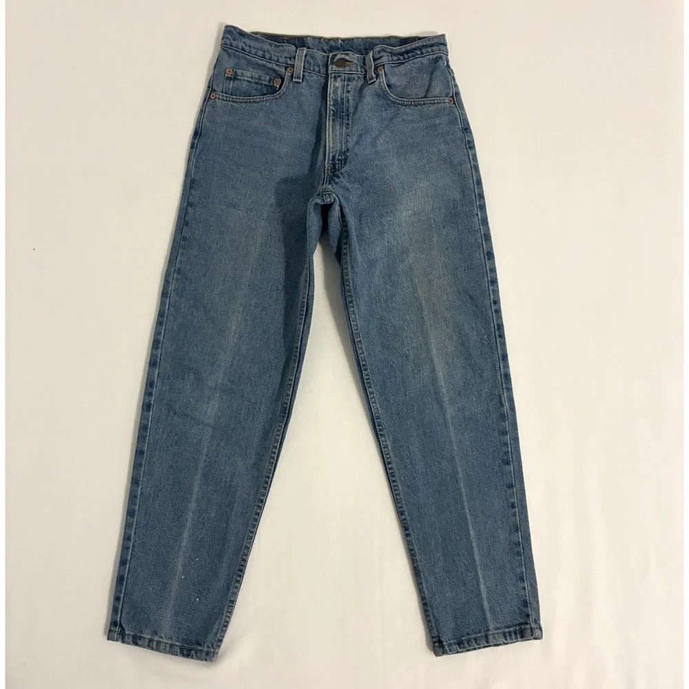 Vtg 90s Levis‎ 550 USA Made Jeans Mens 33x30 (Fits 32x30) Relaxed Fit Work Pants
